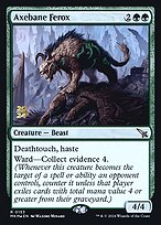 Magic the Gathering Card - Axebane Ferox - MTG Circle