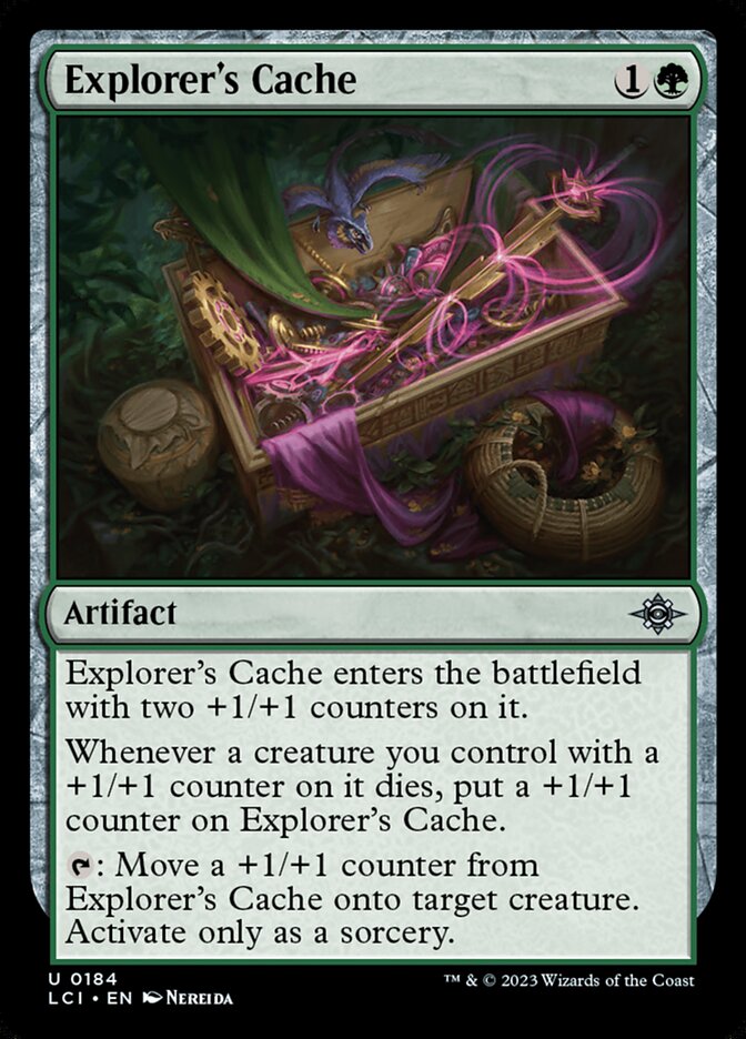 Magic the Gathering Card - Explorer's Cache - MTG Circle