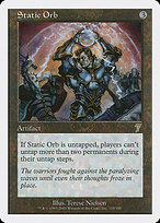Magic the Gathering Card - Static Orb - MTG Circle