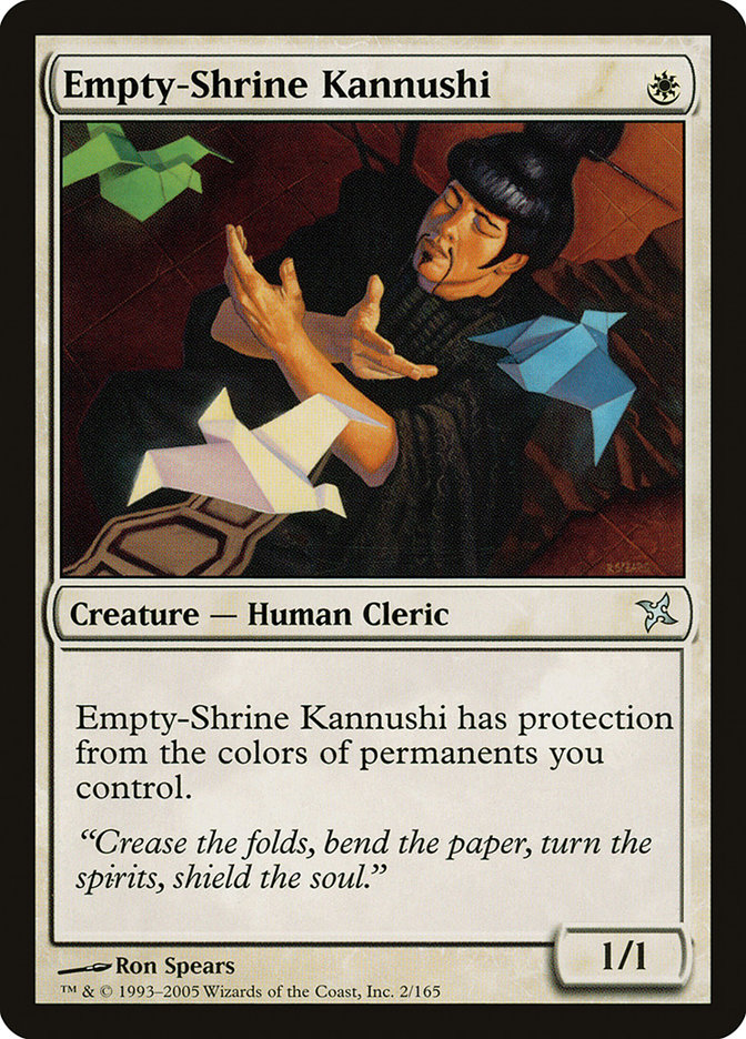 Magic the Gathering Card - Empty-Shrine Kannushi - MTG Circle