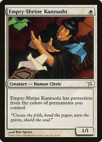 Magic the Gathering Card - Empty-Shrine Kannushi - MTG Circle
