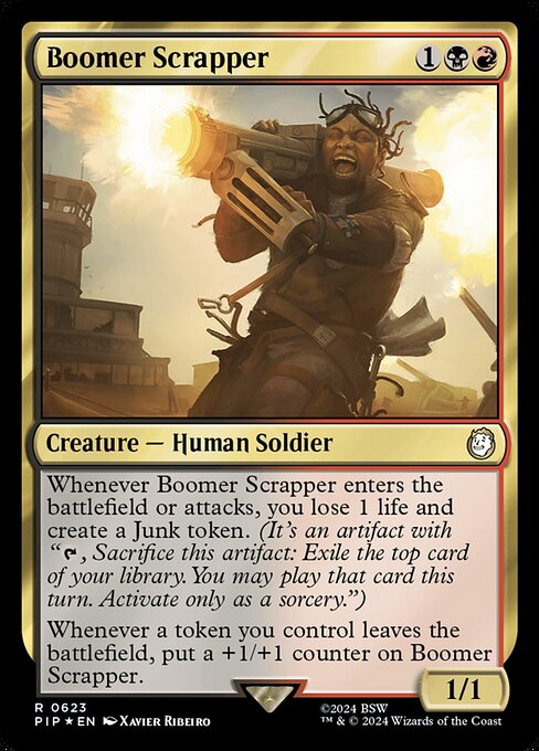 Magic the Gathering Card - Boomer Scrapper - MTG Circle