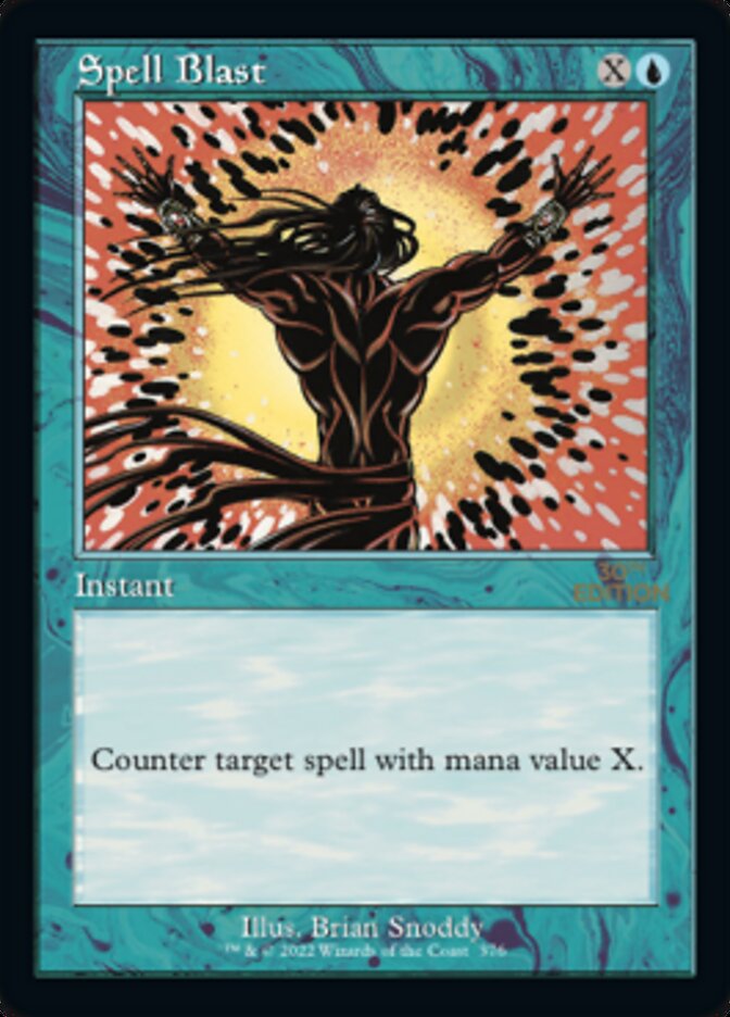 Magic the Gathering Card - Spell Blast - MTG Circle