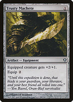 Magic the Gathering Card - Trusty Machete - MTG Circle