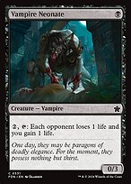 Magic the Gathering Card - Vampire Neonate - MTG Circle