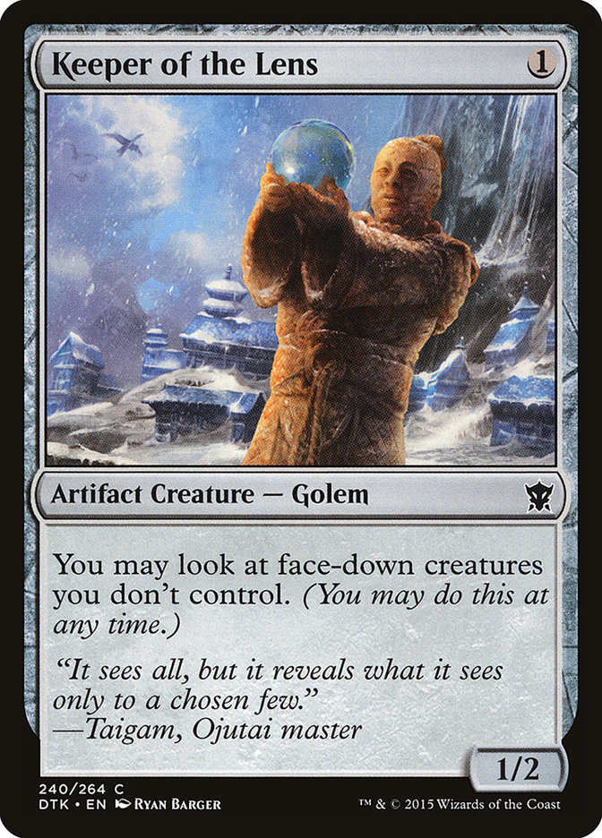 Magic the Gathering Card - Keeper of the Lens - MTG Circle