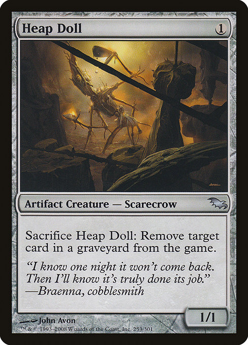 Magic the Gathering Card - Heap Doll - MTG Circle