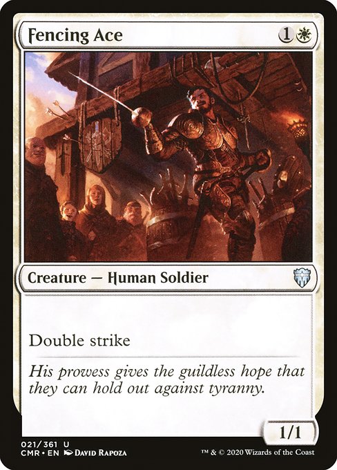 Magic the Gathering Card - Fencing Ace - MTG Circle