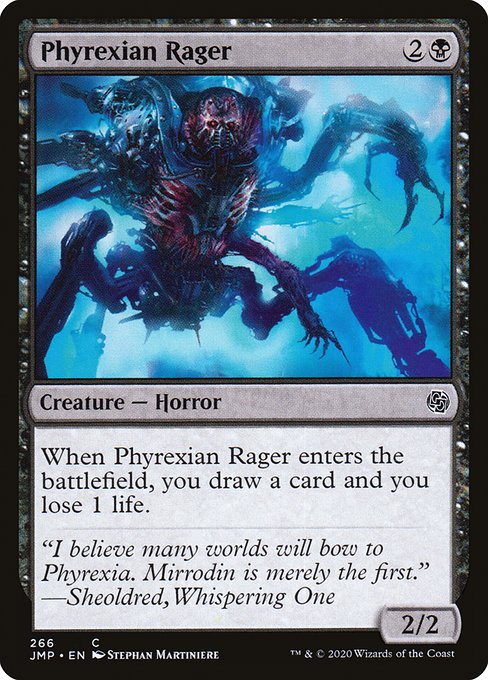 Magic the Gathering Card - Phyrexian Rager - MTG Circle