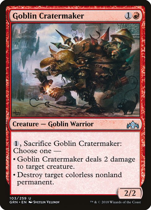 Magic the Gathering Card - Goblin Cratermaker - MTG Circle