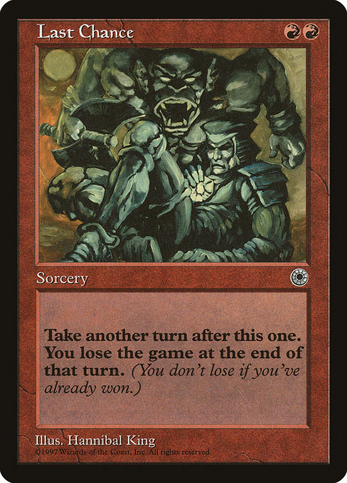 Magic the Gathering Card - Last Chance - MTG Circle