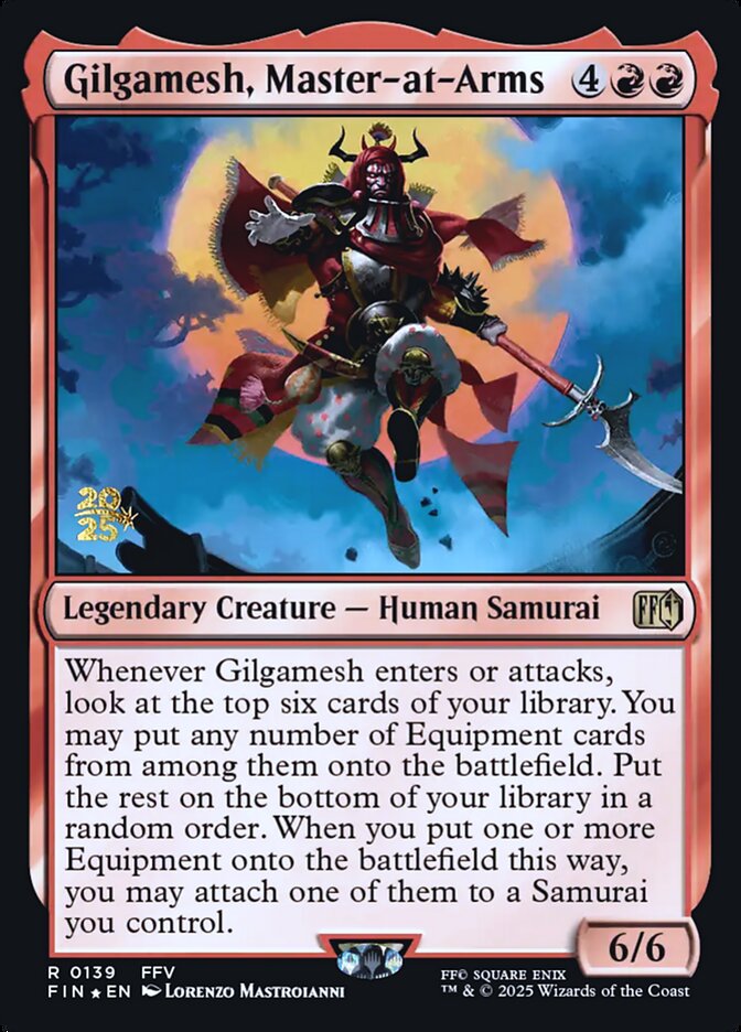 Magic the Gathering Card - Gilgamesh, Master-at-Arms - MTG Circle