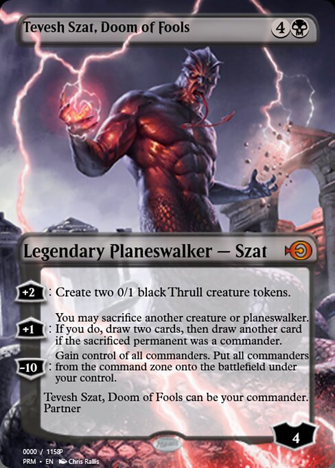 Magic the Gathering Card - Tevesh Szat, Doom of Fools - MTG Circle
