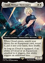 Magic the Gathering Card - Cloud, Midgar Mercenary - MTG Circle