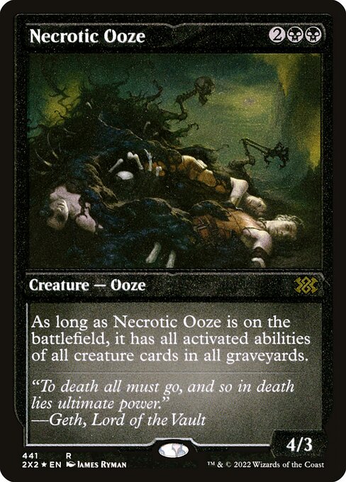Magic the Gathering Card - Necrotic Ooze - MTG Circle