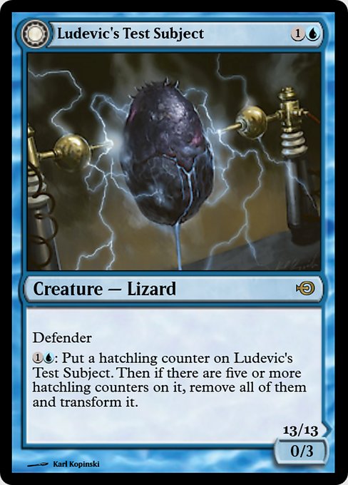 Magic the Gathering Card - Ludevic's Test Subject - MTG Circle