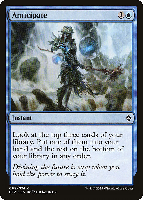 Magic the Gathering Card - Anticipate - MTG Circle