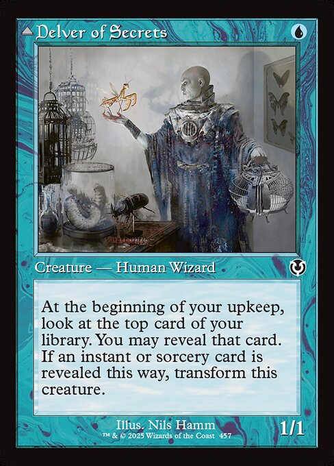 Magic the Gathering Card - Delver of Secrets - MTG Circle
