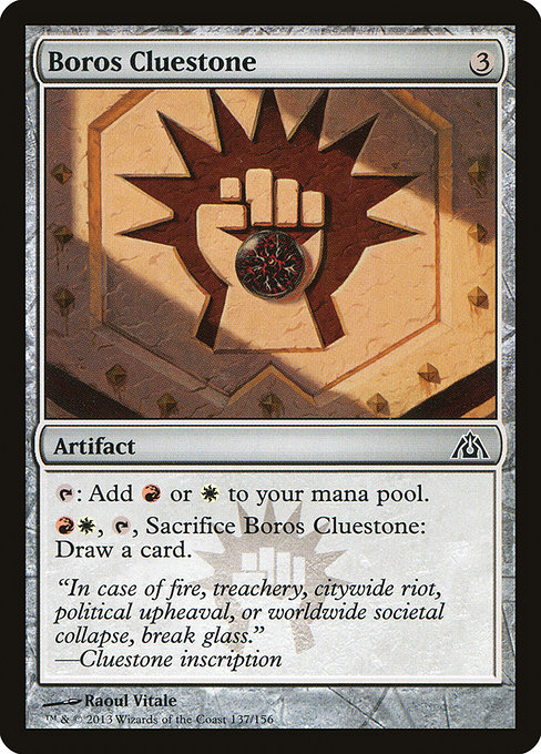 Magic the Gathering Card - Boros Cluestone - MTG Circle