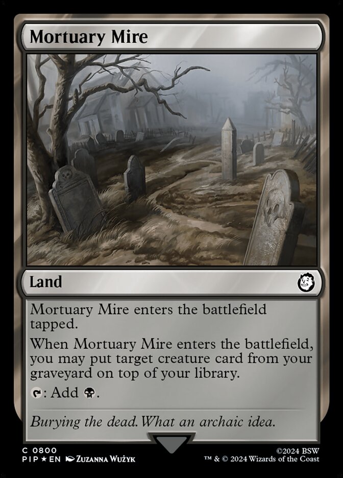 Magic the Gathering Card - Mortuary Mire - MTG Circle
