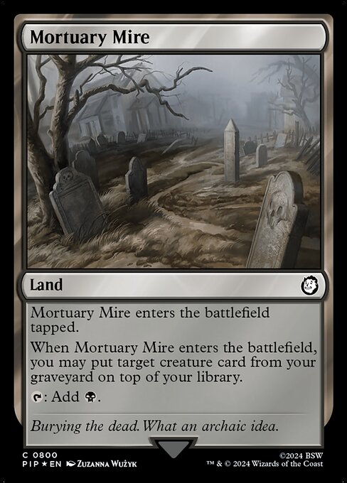 Magic the Gathering Card - Mortuary Mire - MTG Circle