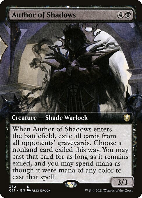 Magic the Gathering Card - Author of Shadows - MTG Circle
