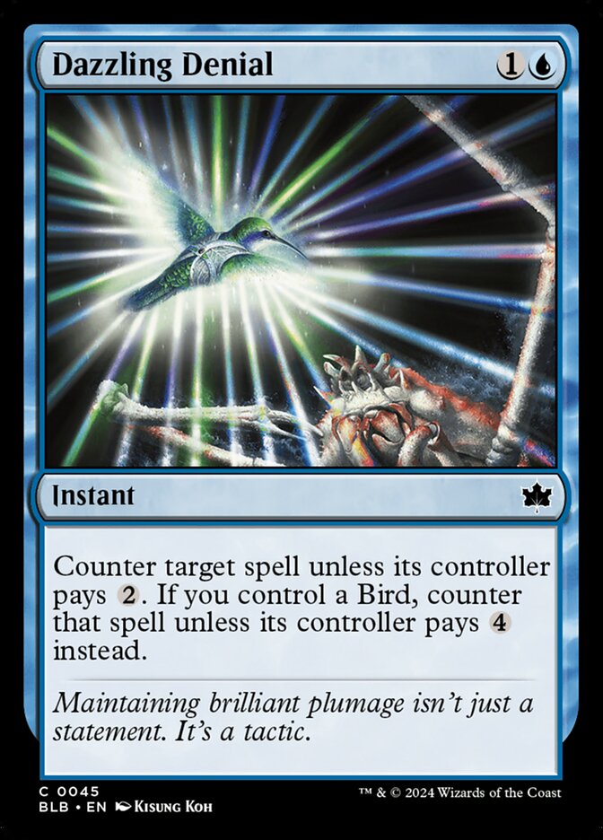 Magic the Gathering Card - Dazzling Denial - MTG Circle