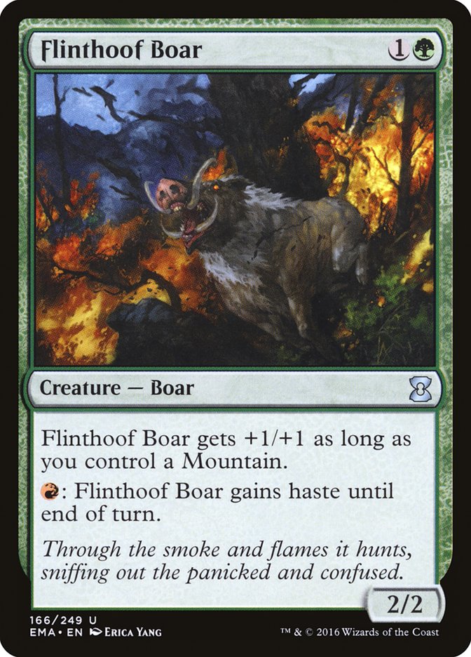 Magic the Gathering Card - Flinthoof Boar - MTG Circle