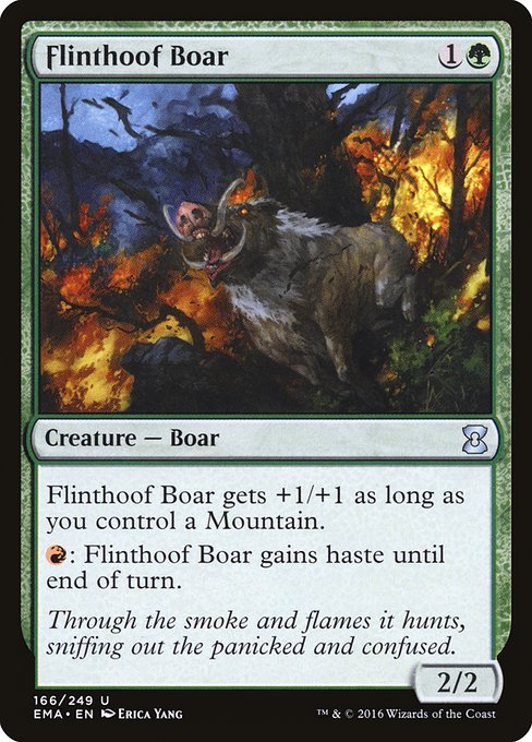 Magic the Gathering Card - Flinthoof Boar - MTG Circle