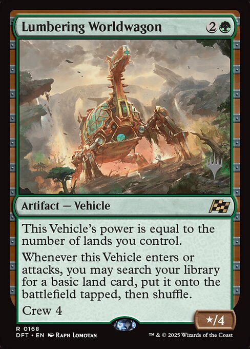 Magic the Gathering Card - Lumbering Worldwagon - MTG Circle