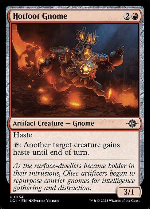 Magic the Gathering Card - Hotfoot Gnome - MTG Circle