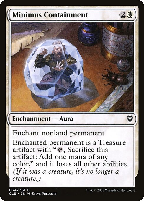 Magic the Gathering Card - Minimus Containment - MTG Circle