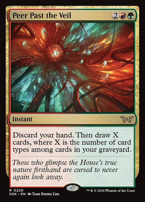 Magic the Gathering Card - Peer Past the Veil - MTG Circle