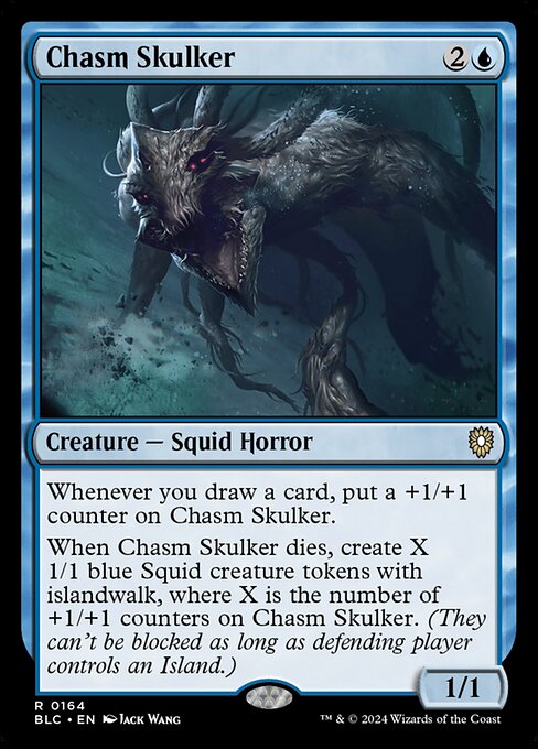 Magic the Gathering Card - Chasm Skulker - MTG Circle