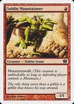 Magic the Gathering Card - Goblin Mountaineer - MTG Circle