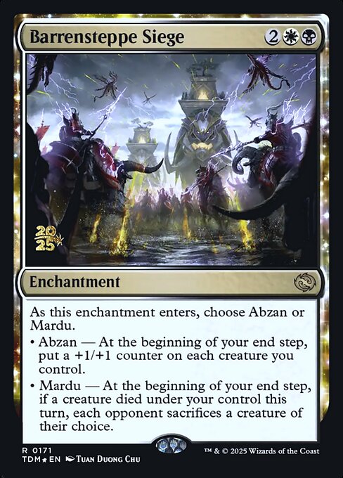 Magic the Gathering Card - Barrensteppe Siege - MTG Circle