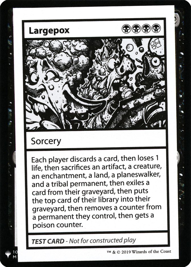 Magic the Gathering Card - Largepox - MTG Circle