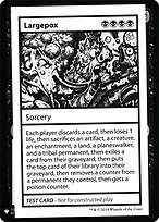 Magic the Gathering Card - Largepox - MTG Circle