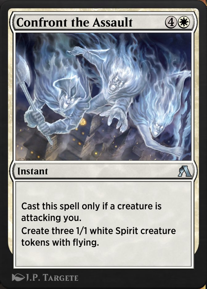 Magic the Gathering Card - Confront the Assault - MTG Circle