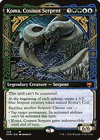 Magic the Gathering Card - Koma, Cosmos Serpent - MTG Circle