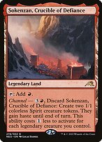 Magic the Gathering Card - Sokenzan, Crucible of Defiance - MTG Circle