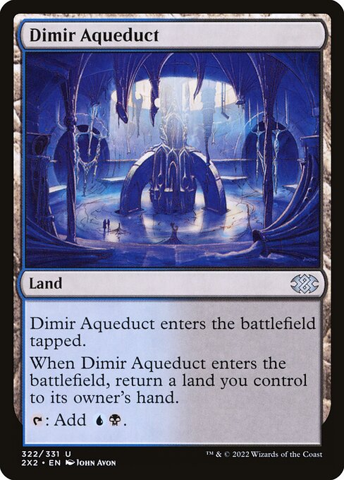 Magic the Gathering Card - Dimir Aqueduct - MTG Circle