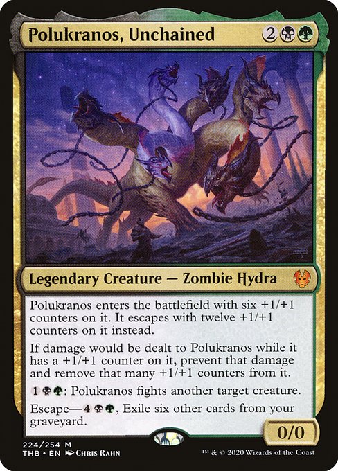 Magic the Gathering Card - Polukranos, Unchained - MTG Circle
