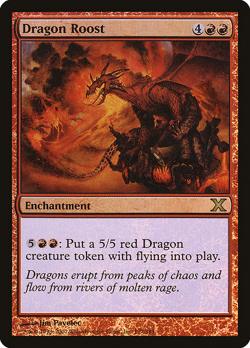 Magic the Gathering Card - Dragon Roost - MTG Circle