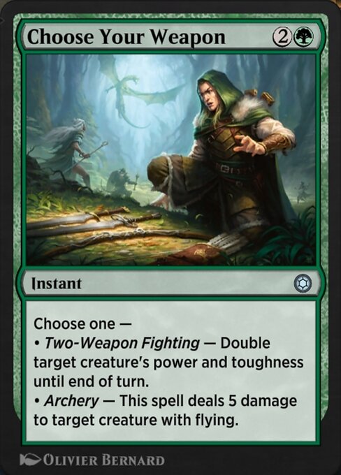 Magic the Gathering Card - Choose Your Weapon - MTG Circle