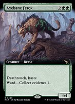 Magic the Gathering Card - Axebane Ferox - MTG Circle