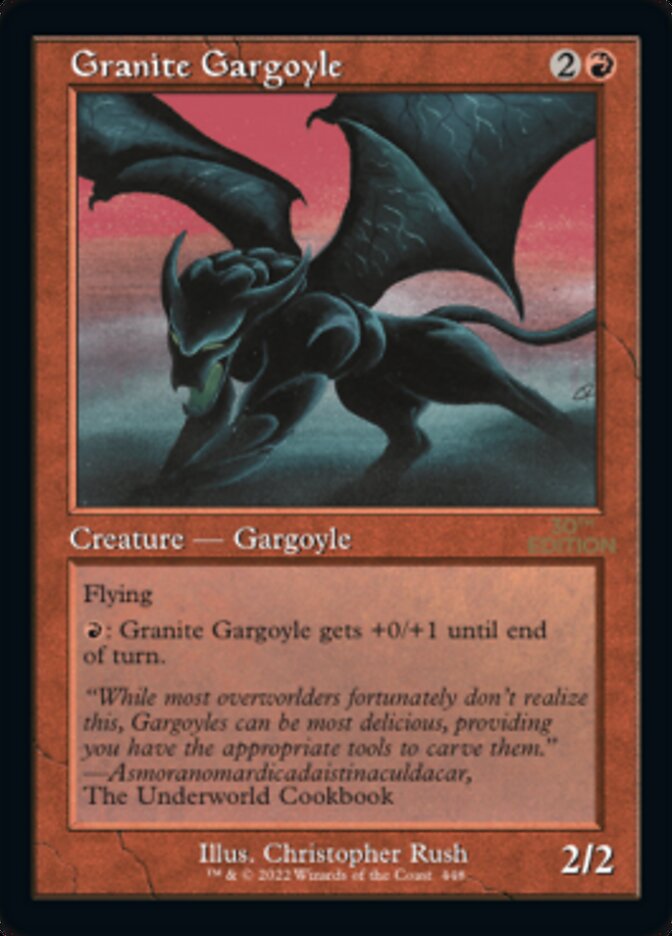 Magic the Gathering Card - Granite Gargoyle - MTG Circle