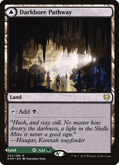 Magic the Gathering Card - Darkbore Pathway - MTG Circle