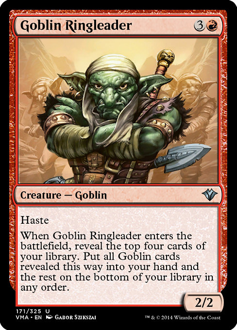 Magic the Gathering Card - Goblin Ringleader - MTG Circle
