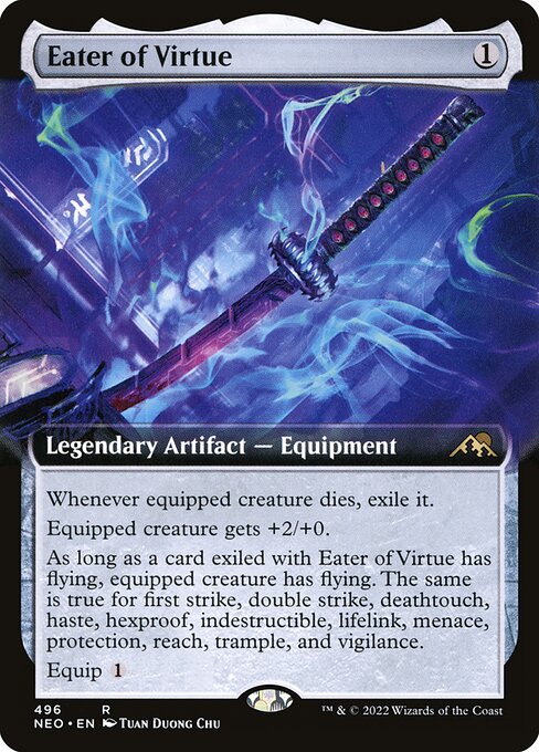 Magic the Gathering Card - Eater of Virtue - MTG Circle
